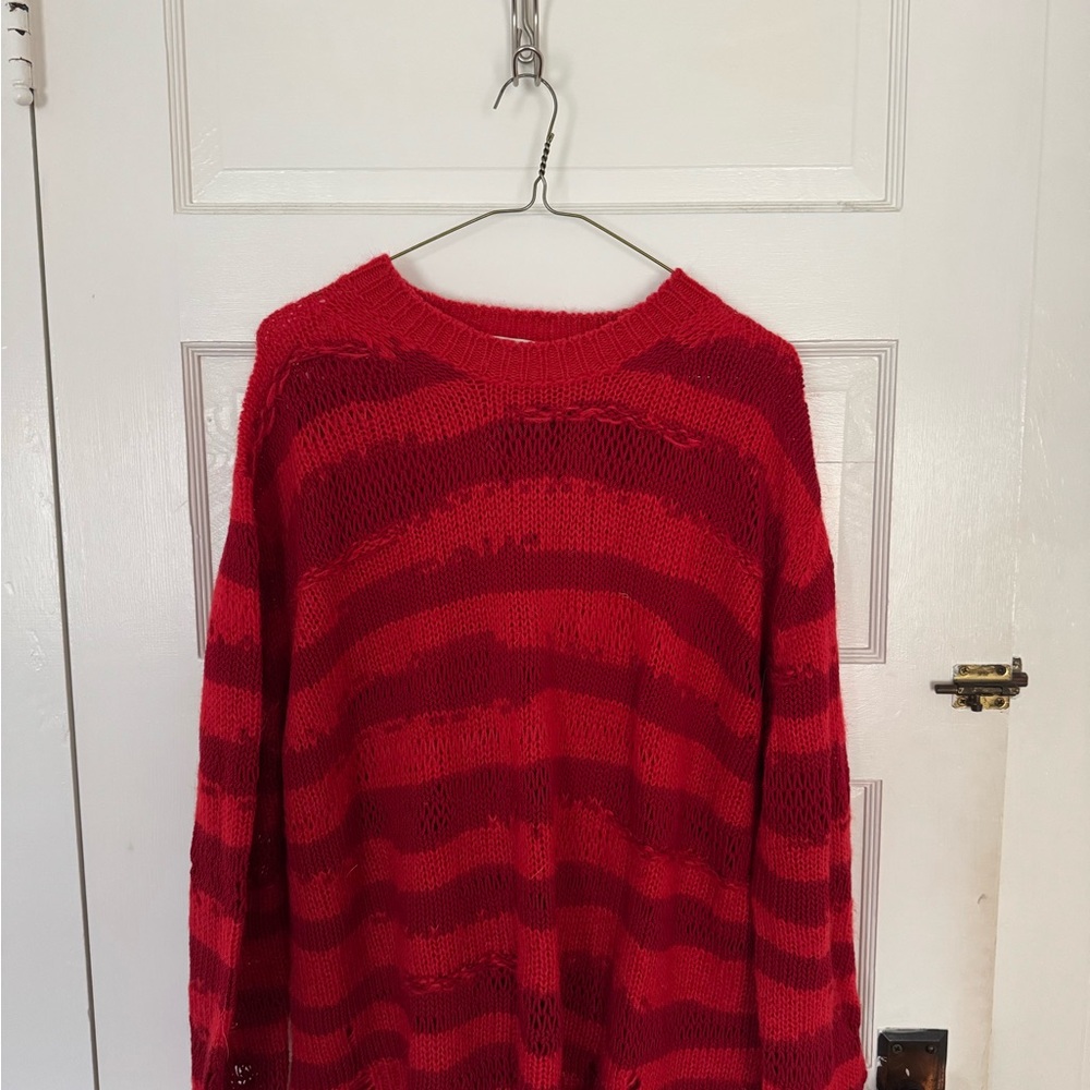Acne Studios Vibrant Red Knit Sweater